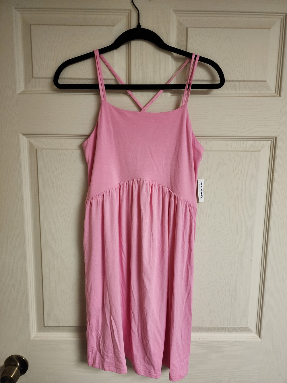 Old Navy Light Pink Spaghetti-Strap Dress With POCKETS